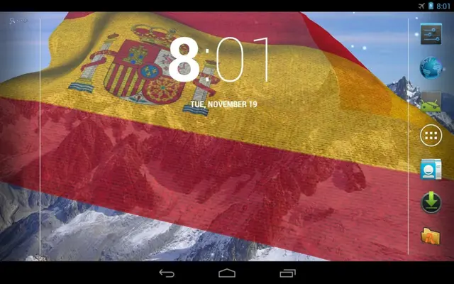 Spain Flag android App screenshot 1